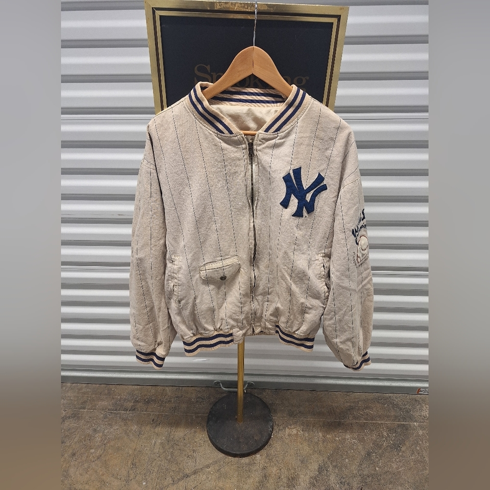 VTG 90s Cooperstown Classic New York Yankees Mirage 1927 World Series Jacket